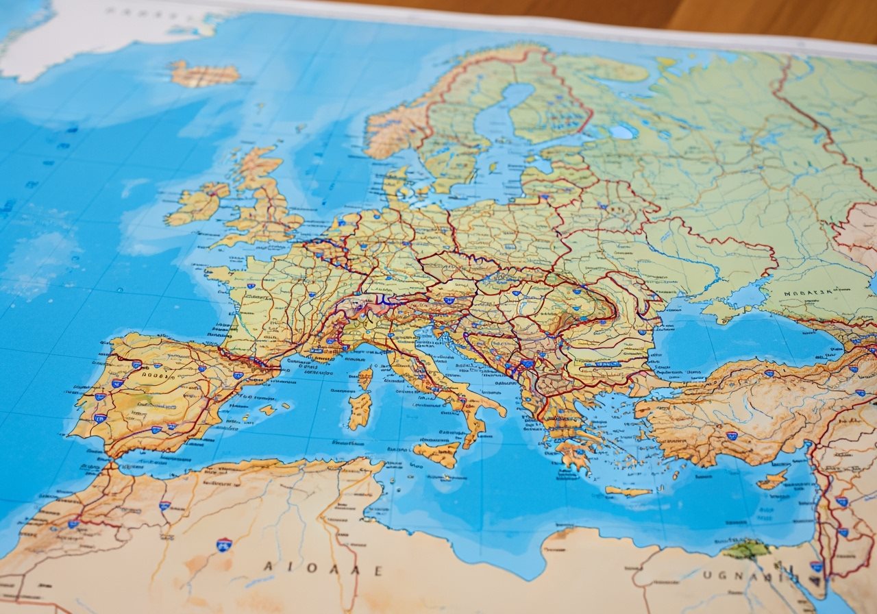 Mapa maďarských diaľnic