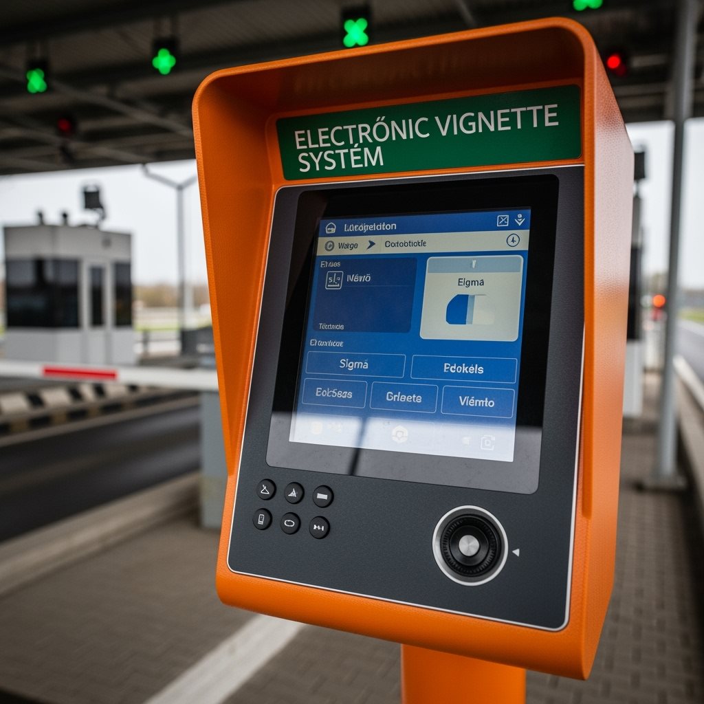 Maďarská elektronická diaľničná známka