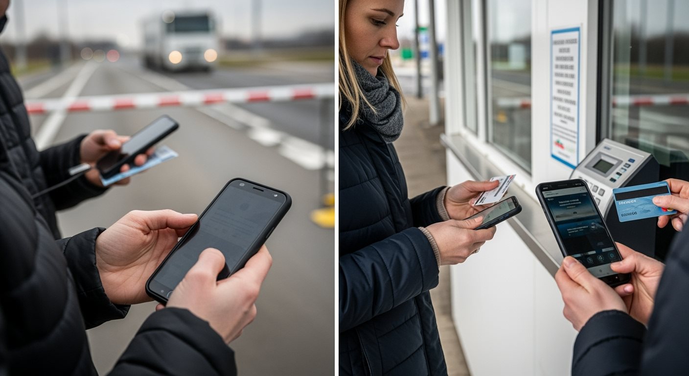 Rôzne spôsoby platby za maďarskú diaľničnú známku